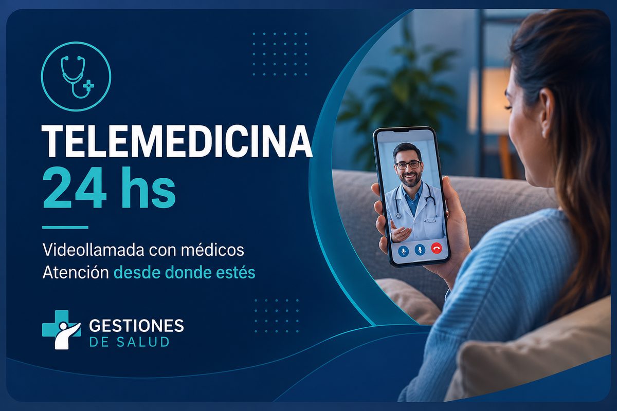 Telemedicina 24 hs: videollamada con médicos desde el celular